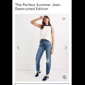 Madewell The Perfect Summer Jean